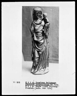 Stehende Muttergottes mit Kind