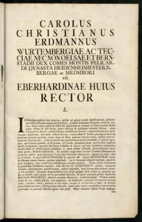 Carolus Christianus Erdmannus...