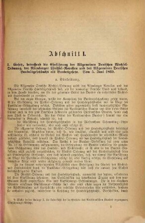 Das Allgemeine Wechsel- und Handelsrecht des deutschen Reiches : Enthaltend: Die Allgemeine deutsche Wechsel-Ordnung, ...