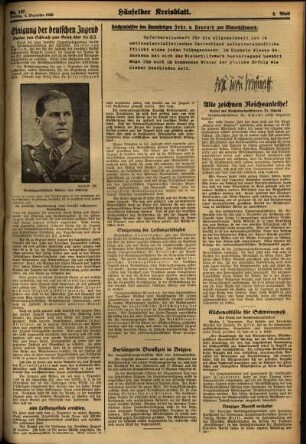 Zweite Ausgabe vom Freitag, den 04. Dezember 1936.