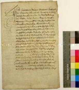 Urfehdebrief des Wirtes Conradus von Brunn