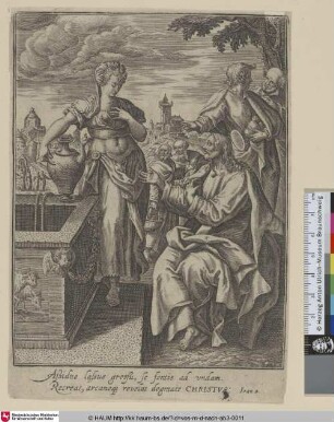 [Christus und die Samariterin; Christ and the samaritan woman, John 4:4-27]