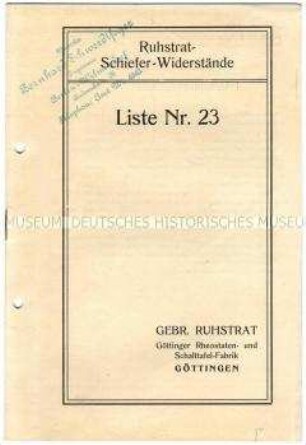 Elektrische Widerstände