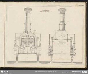 Taf. 10. Locomotive erbaut von Charles Tayleur und C"ie