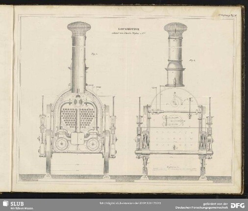 Taf. 10. Locomotive erbaut von Charles Tayleur und C"ie