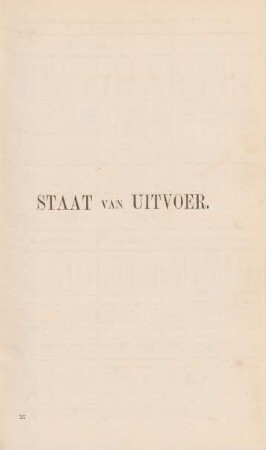 Staat van uitvoer