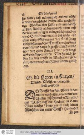Ob die Hexen verwandelt werden.