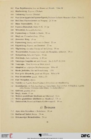 Bronzen (Nr. 713-769)