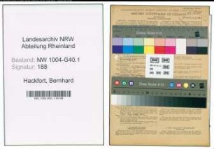 Entnazifizierung Bernhard Hackfort , geb. 20.05.1885 (Justizinspektor)