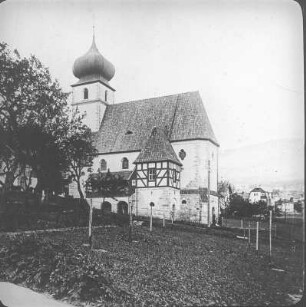 Krummhübel (Karpacz). Katholische Kirche (1910). Ansicht von Südost