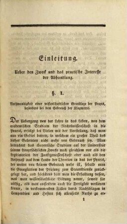 Ueber die gerichtlichen Klagen, besonders in Streitigkeiten der Landeigenthümer