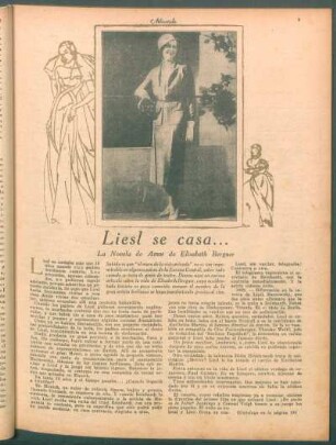 Liesl se casa... : La novela de amor