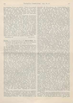 505-509 [Rezension] Kautzsch, Emil (Hrsg.), Die Heilige Schrift des Alten Testaments in Verbindung mit andern übersetzt. 2. Halbbd