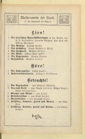 Meisterwerke der Kunst