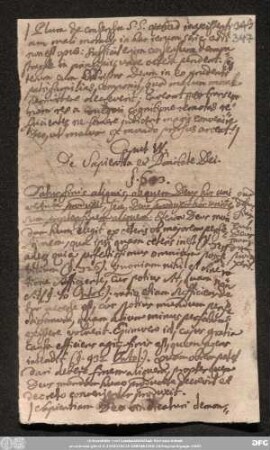 Caput IV. De Sapientia et Bonitate Dei.
