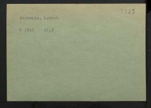 Eichwald, Robert