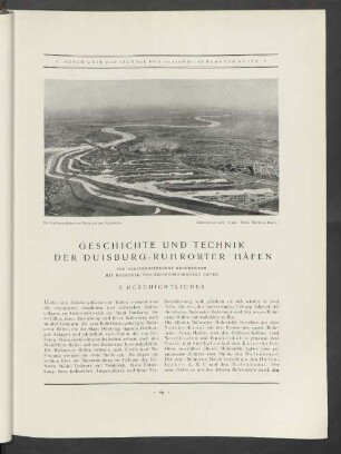 Geschichte Und Technik Der Duisburg-Ruhrorter Häfen