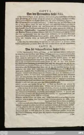 [Die erneuerten, und in dem 1727sten Heylsjahre Jesu Christi, von Em. Hochlöbl. Ober-Consistorio zu Dreßden, aufs neue, gnädigst confirmirten Leges. Des Allgemeinen Schul-Wittwen-Fisci der Inspection Freyberg, welcher Von dem ehemaligen Superintendenten, Herrn D. Christian Lehmannen, MDCCII. aufgerichtet, und, bis hieher, fortgeführet worden ...]