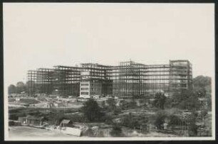 I.G.-Farben, Frankfurt/Main Verwaltungsgebäude: Baustellenfoto