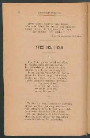 Aves del cielo
