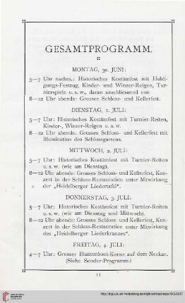Gesamtprogramm