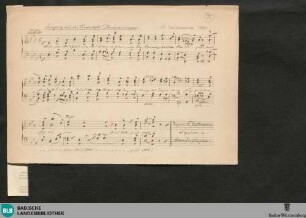Sängergruß - WK Mus.Ms. 35 : Coro maschile; E|b