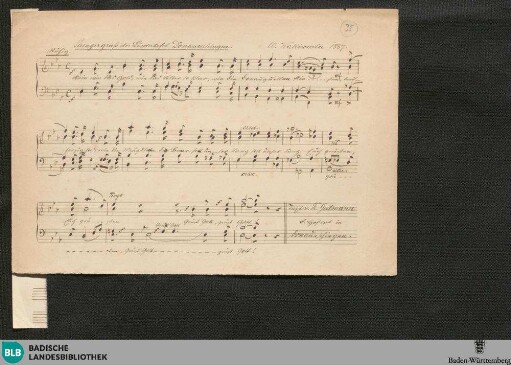 Sängergruß - WK Mus.Ms. 35 : Coro maschile; E|b