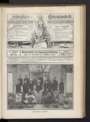 36. Jahrgang. Nr. 7. April 1909