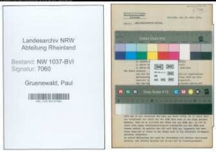Entnazifizierung Paul Gruenewald , geb. 04.04.1909 (Kaufmann)