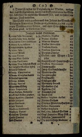 Innhalt dieses Büchleins.