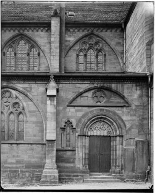 Pforzheim Schlosskirche Sankt Michael Eingangsportal