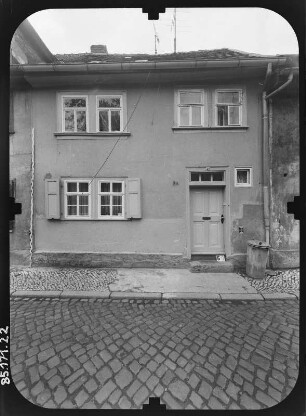 Erfurt-Altstadt, Glockengasse 34. Wohnhaus. Straßenfront