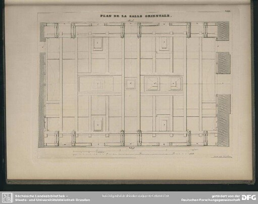 Plan de la salle orientale