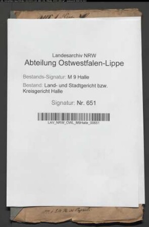 Sonstige: Hantelmann, Witwe: