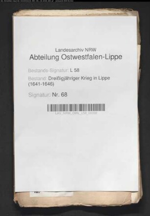 Kontributionsleistungen an die kaiserliche Garnision zu Rheine