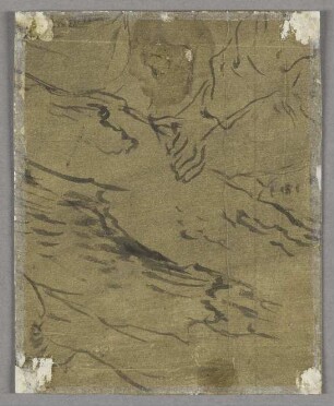 Figurenskizzen (Fragment), recto aus: "Geschichte des Till Eulenspiegel"