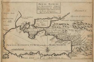 Ponti Euxini cum Regionibus versus Septentrionem et Orientem Adjacentibus Nova Tabula