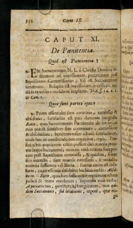 352-355, Quid est Poenitentia? Est Sacramentum N. L. à ...