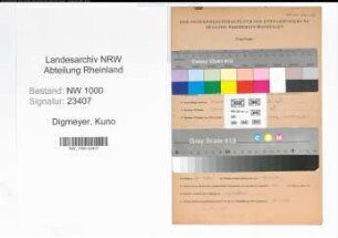 Entnazifizierung Kuno Digmeyer, geb. 31.05.1912 (Betriebswart)