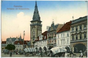 Komotau. Markt und Dekanalkirche