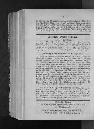 Mitteilung: Vorstands=Sitzung
