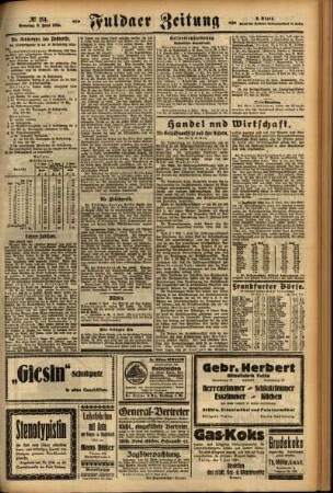Zweite Ausgabe vom Sonntag, den 08. Juni 1924.