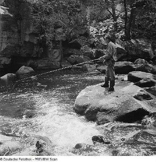 Bodetal, Angler an der Bode