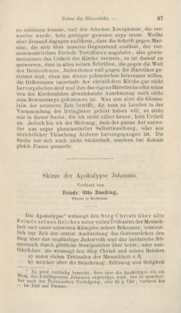 57-72 Skizze der Apokalypse Johannis