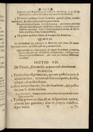 153-163, De Titulis, sive modis acquirendi dominium; ...