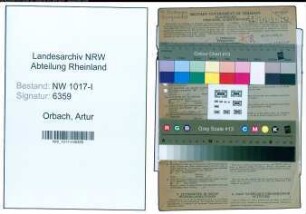 Entnazifizierung Artur Orbach , geb. 04.10.1882 (Oberpolier)