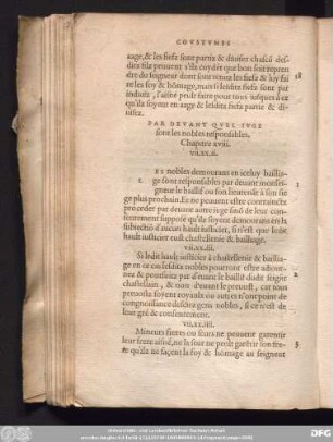 Par Devant Quel Ivge sont les nobles responsables. Chapitre xviii.