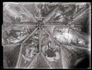 evangelische Friedhofkirche; Wandbild im Schiff, Decke