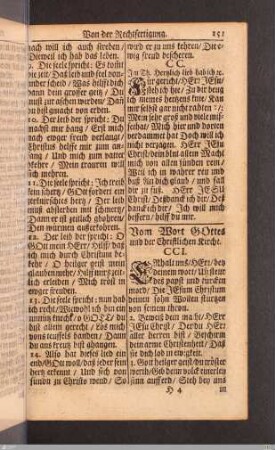 Vom Wort Gottes und der Christlichen Kirche.