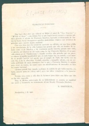 Florencio Sánchez